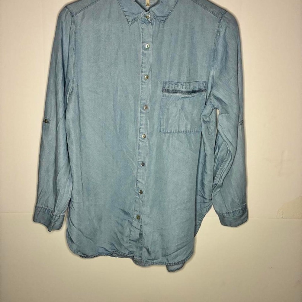 Mester & Orchard Blue Denim Button Up Shirt